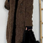 coat "Miss Queen" - chocolate