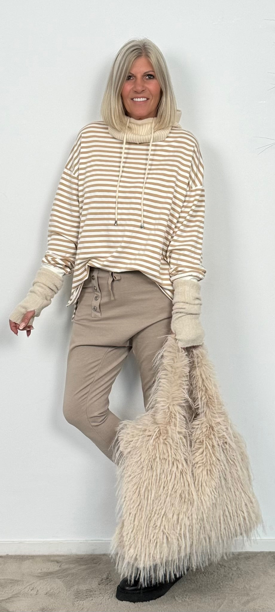 Baggy Pants "Chrissy" - beige