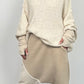 Knit Baggy "Zara" - beige