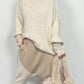 Oversized sweater "Mata" - beige