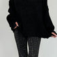 Oversized Pullover "Mata" - schwarz