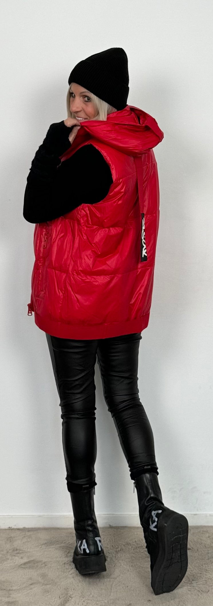 Gewatteerd vest "Dress Me" - rood