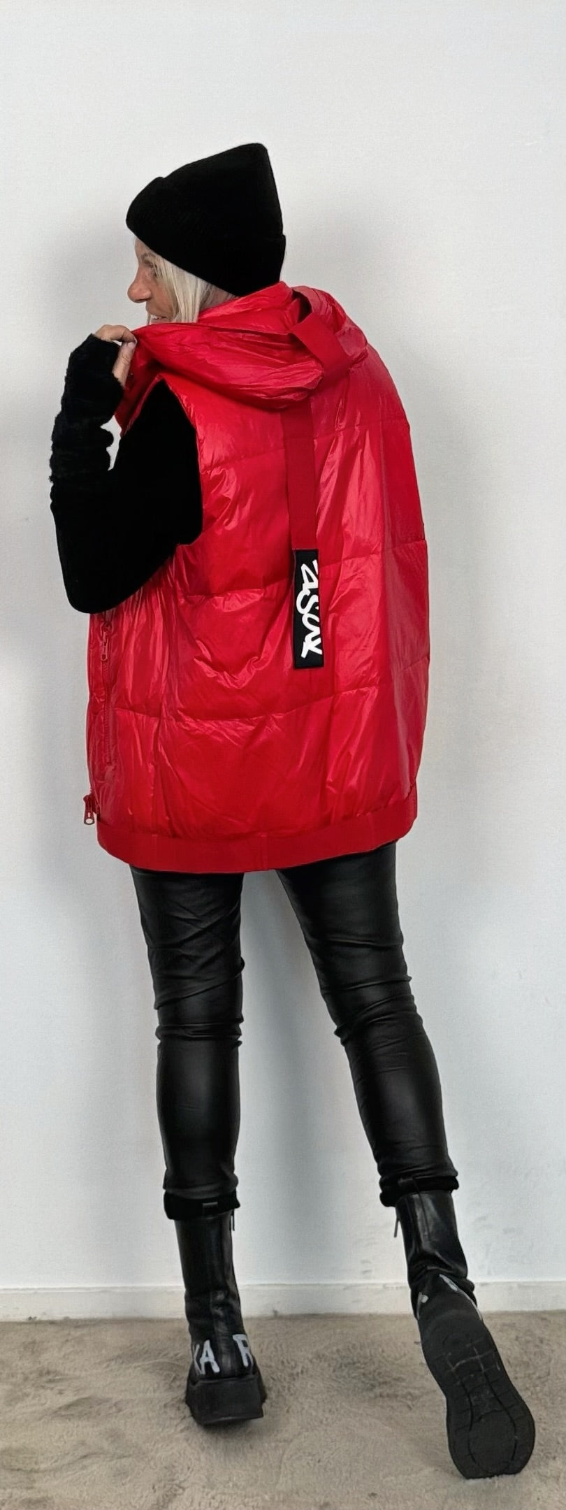 Gewatteerd vest "Dress Me" - rood