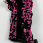 coat "Xuna" - pink-black