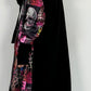 Coat "Overlay" - black-multicolored