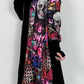 Coat "Overlay" - black-multicolored