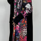 Coat "Overlay" - black-multicolored