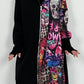 Coat "Overlay" - black-multicolored