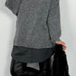 Oversized Pullover "Mata" - grau