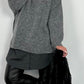 Oversized sweater "Mata" - gray