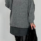 Oversized Pullover "Mata" - grau