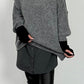 Oversized Pullover "Mata" - grau