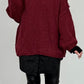 Oversized Pullover "Mata" - bordeaux