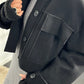 Boxy jacket "Mercy" - black