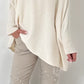 Oversized Pullover Modell "Be" - creme