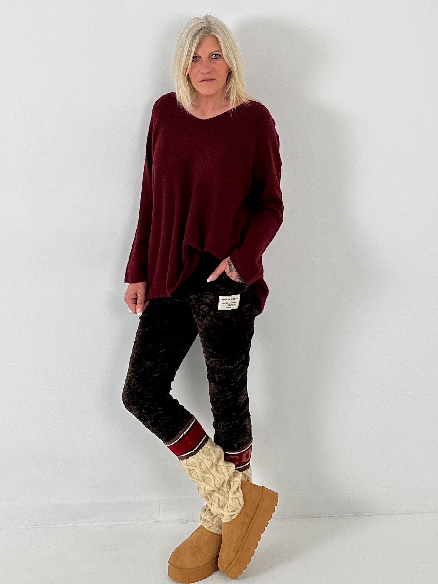 Boots model "Frosty Walk" - camel-beige-multicolored