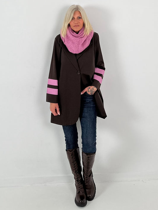 Jas model "Team 84" - mokka roze