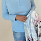 Shirt model "Finja" - baby blue