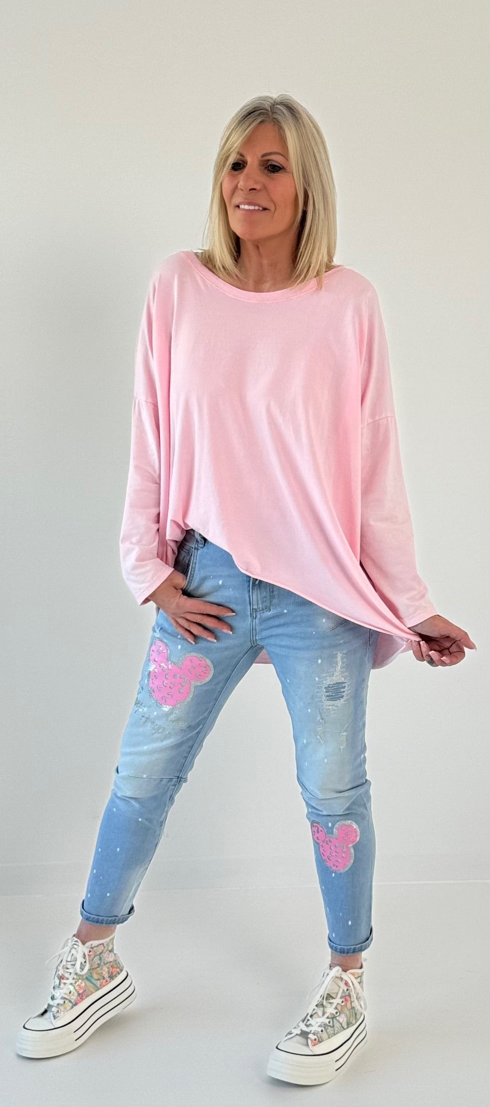 Oversized Shirt Modell "Alma" - 12 Farben