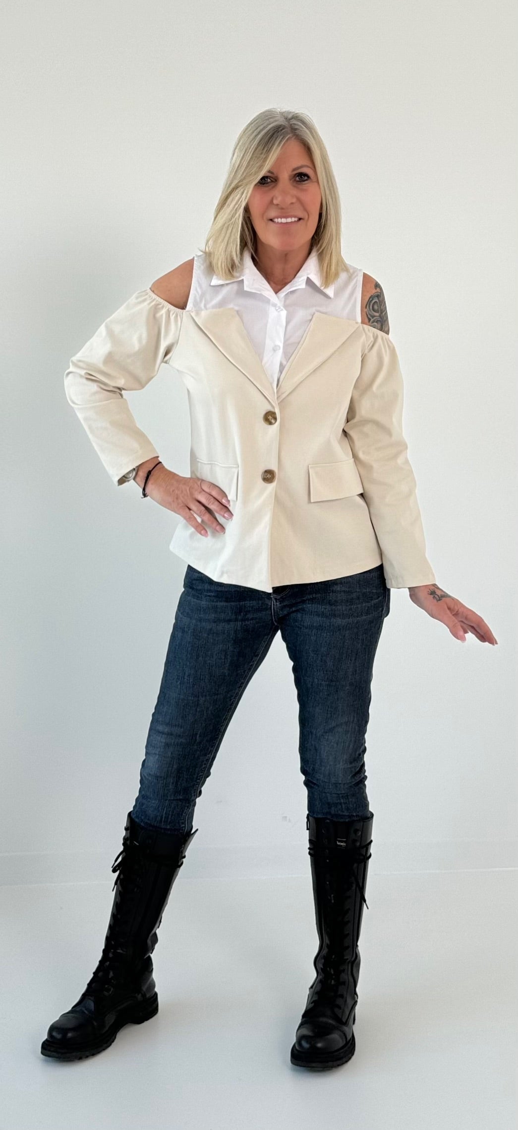 Blazer Modell "Vanity" - beige