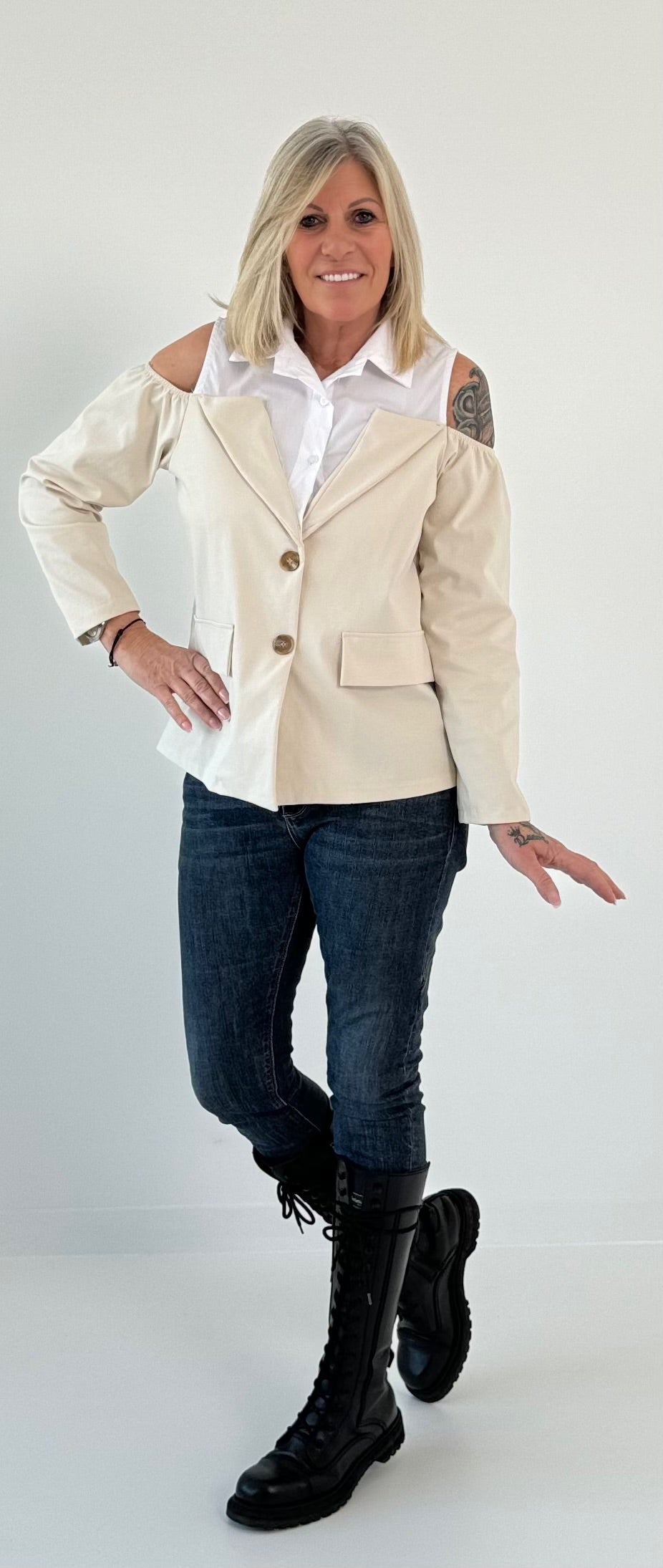 Blazer Modell "Vanity" - beige