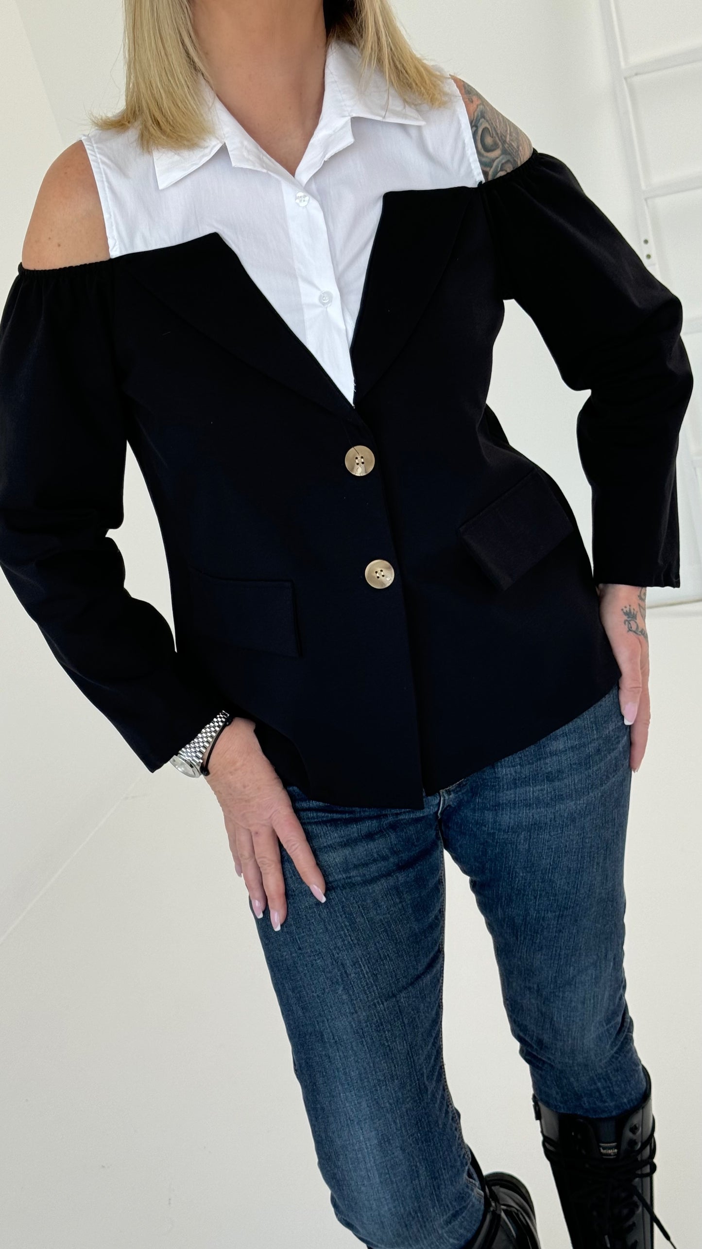 Blazer model "Vanity" - black