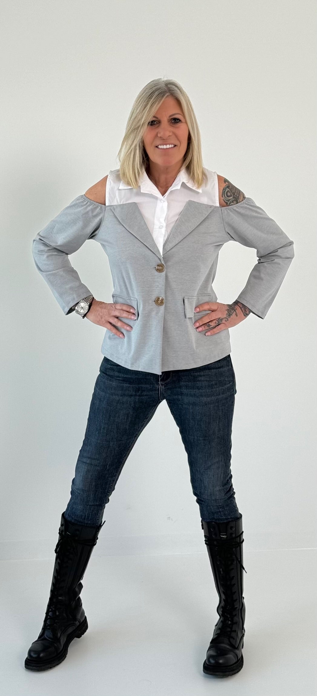 Blazer model "Vanity" - grey