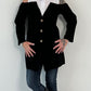 Frock coat/long blazer model "Vanity" - black