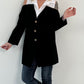 Frock coat/long blazer model "Vanity" - black