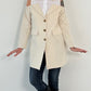 Frock coat/long blazer model “Vanity” - beige