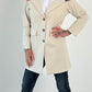 Frock coat/long blazer model “Vanity” - beige