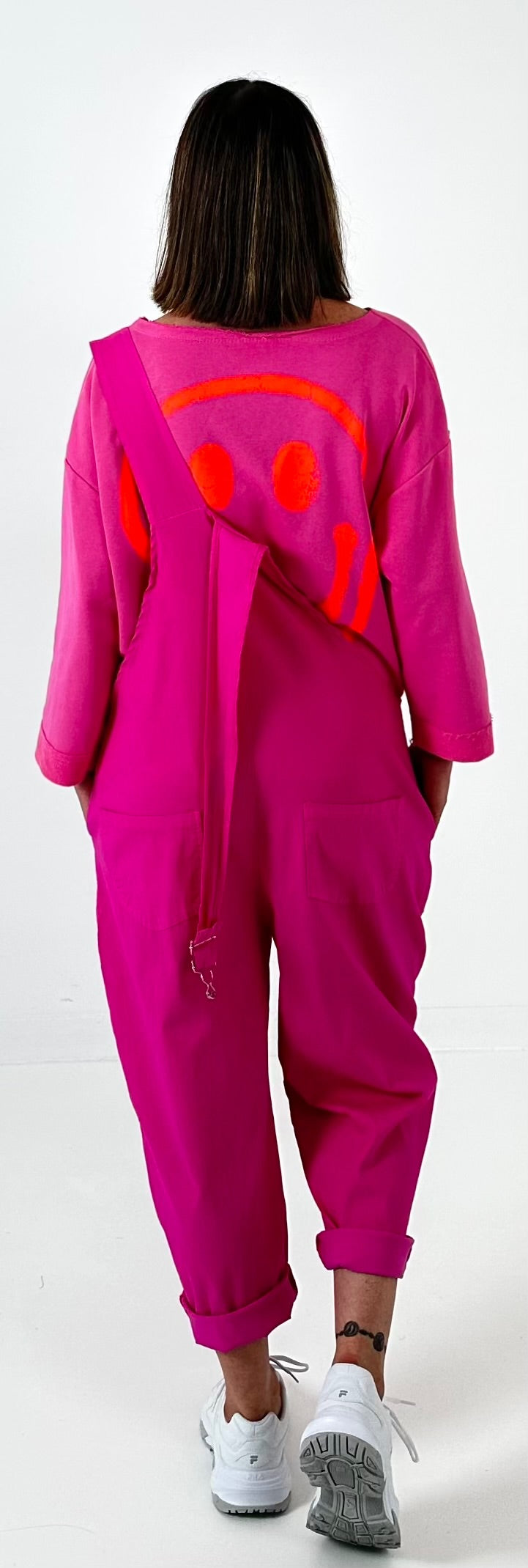 Sweatshirt Modell "Smile" - pink