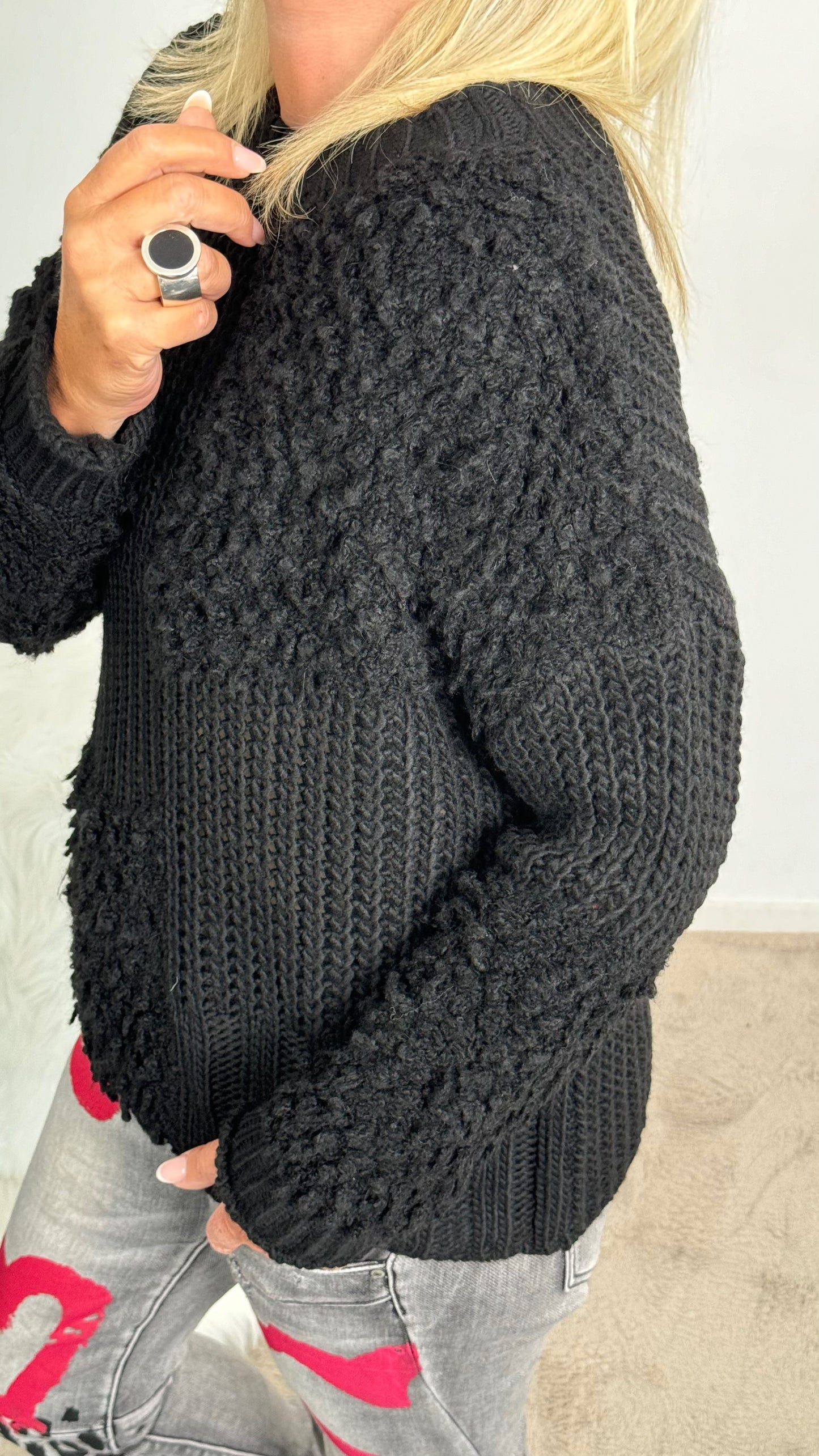 Pullover "Alina" - schwarz