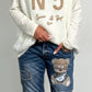 Jeans Hose "Bear" - denim