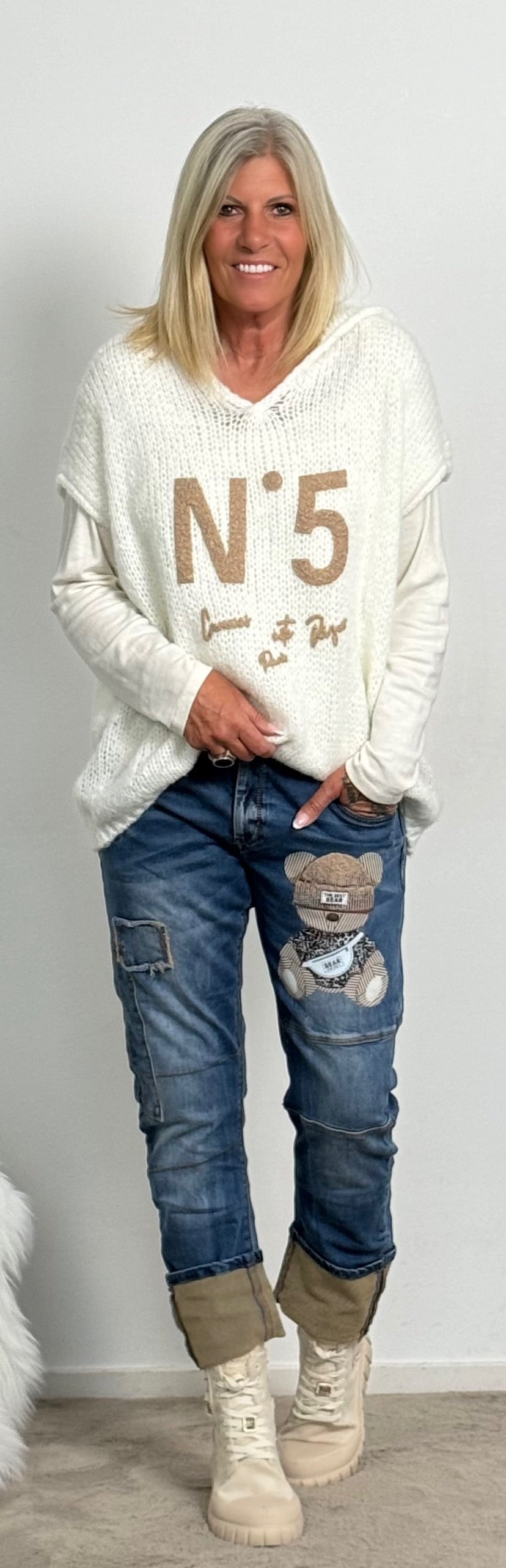 Jeans Hose "Bear" - denim