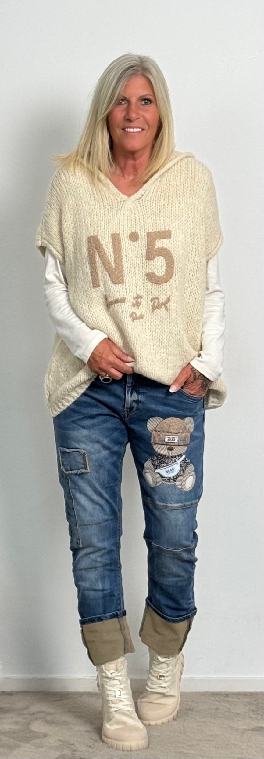 Jeans pants "Bear" - denim