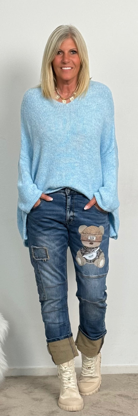 Sweater "Cela" - light blue