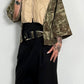 Jacket with 3/4 sleeves "Peyton" - beige-camouflage