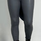 Lederleggings "Merle" - anthrazit