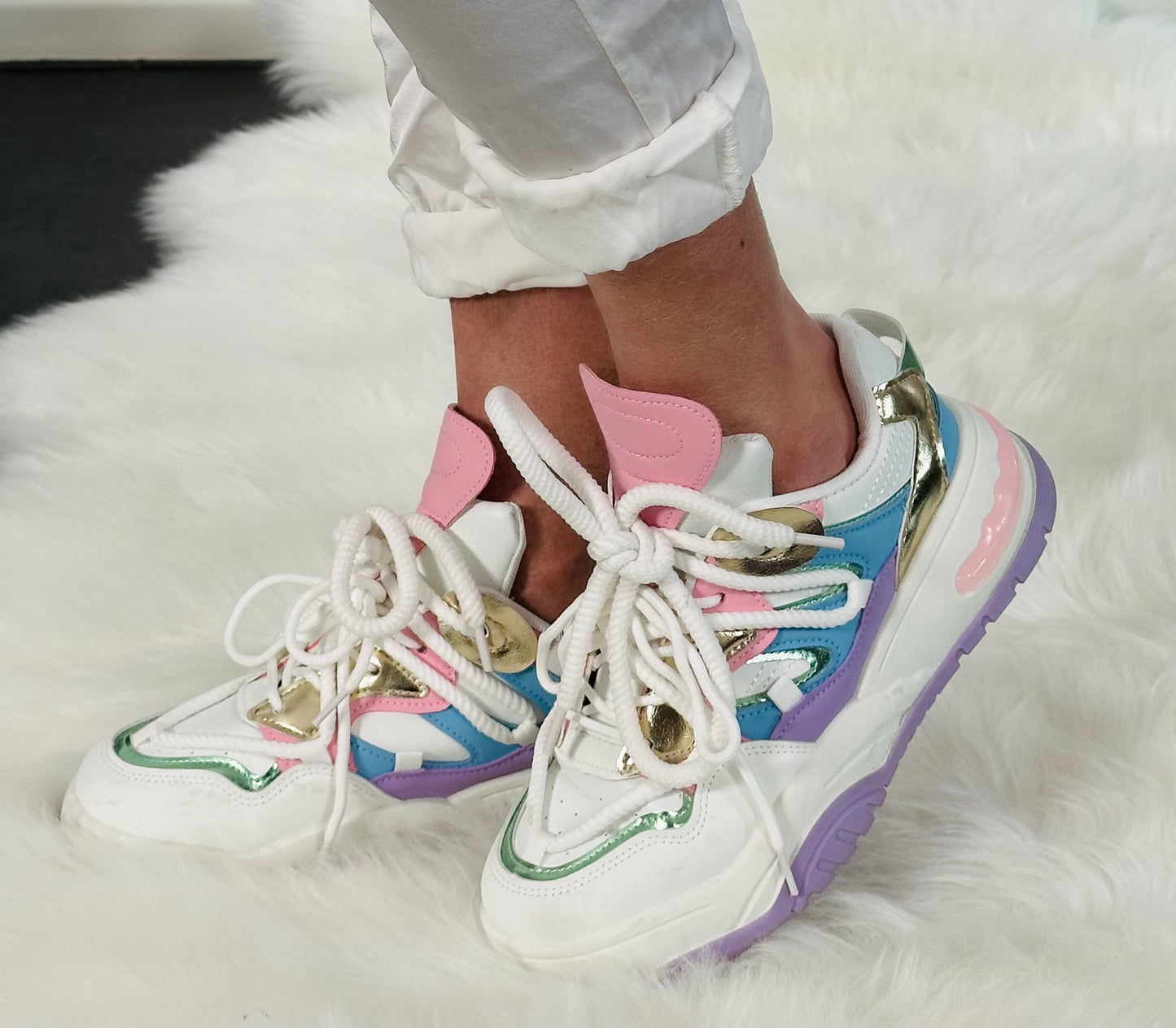 Sneakers "Paola" - multicolored