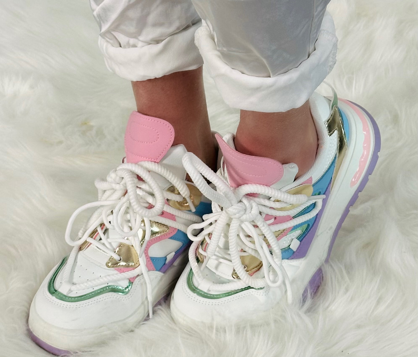 Sneakers "Paola" - multicolored