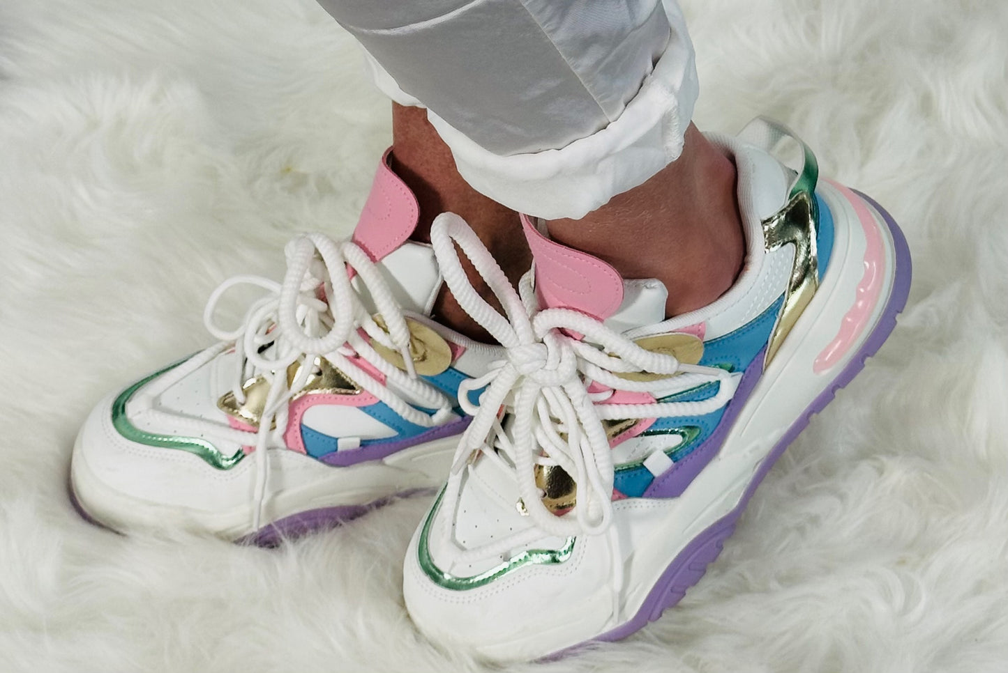 Sneakers "Paola" - multicolored