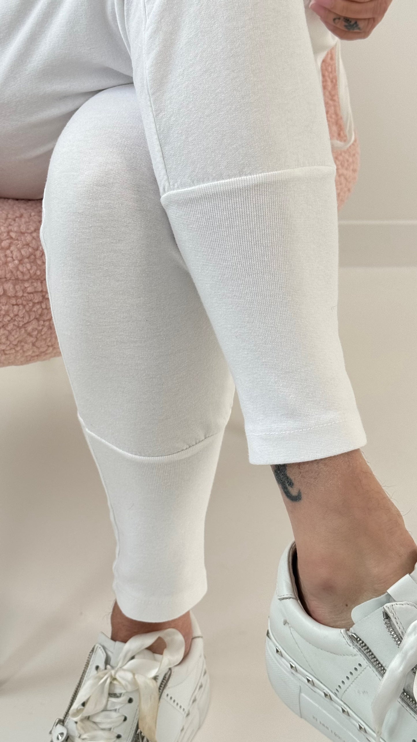 Baggy broek model "Kira" - wit