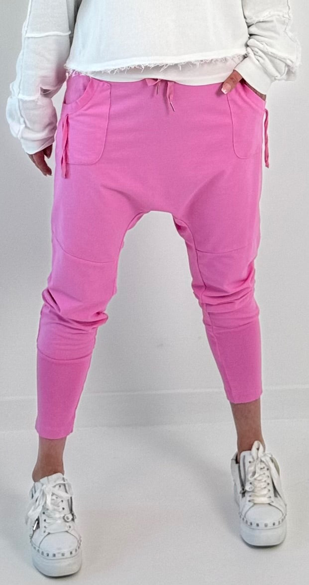 Wijde broek model "Kira" - candy