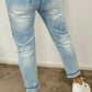 Jeans pants "Hello" - denim