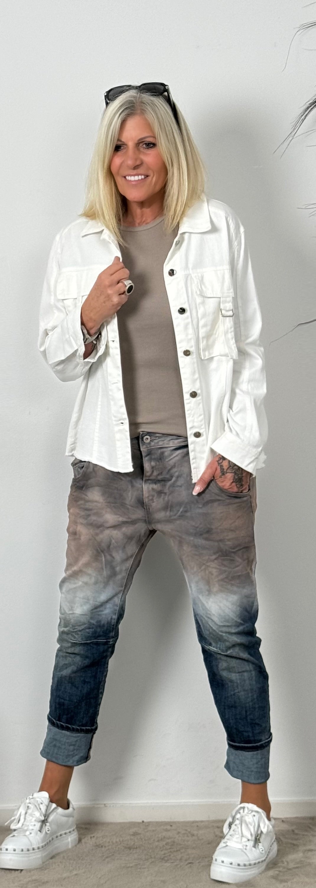 Denim jacket "Glenn" - white