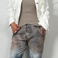 Jeansbroek "Chrissy" - denim-taupe