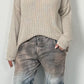 Jeans Hose "Chrissy" - denim-taupe