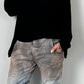 Jeansbroek "Chrissy" - denim-taupe