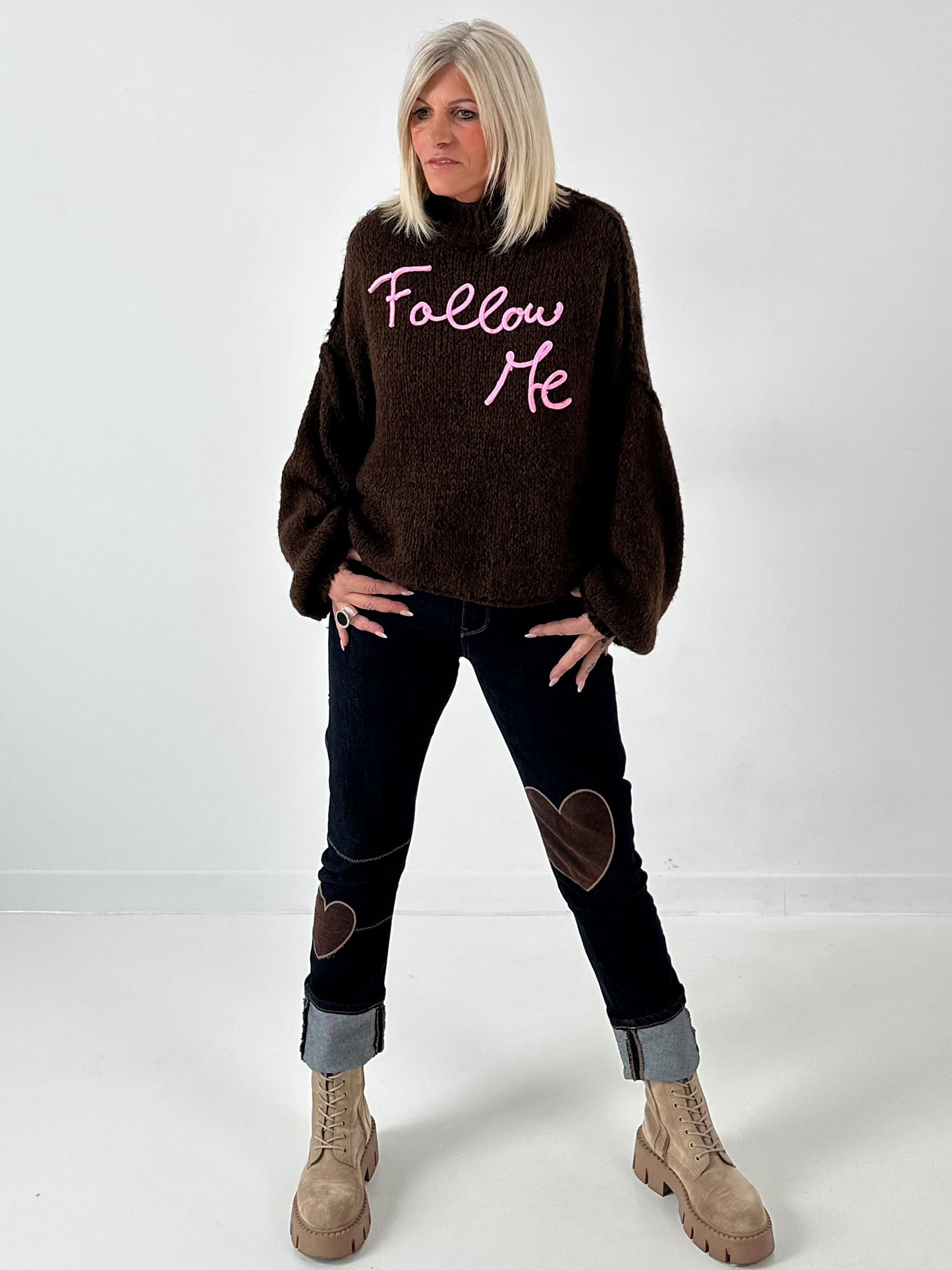 Jeans model "Style Heart" - dark denim